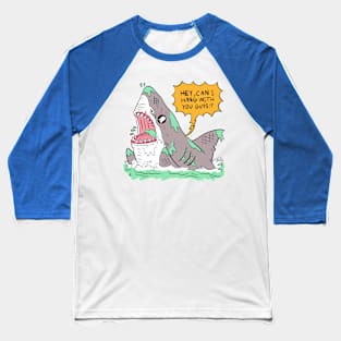 Lonely shark. Baseball T-Shirt